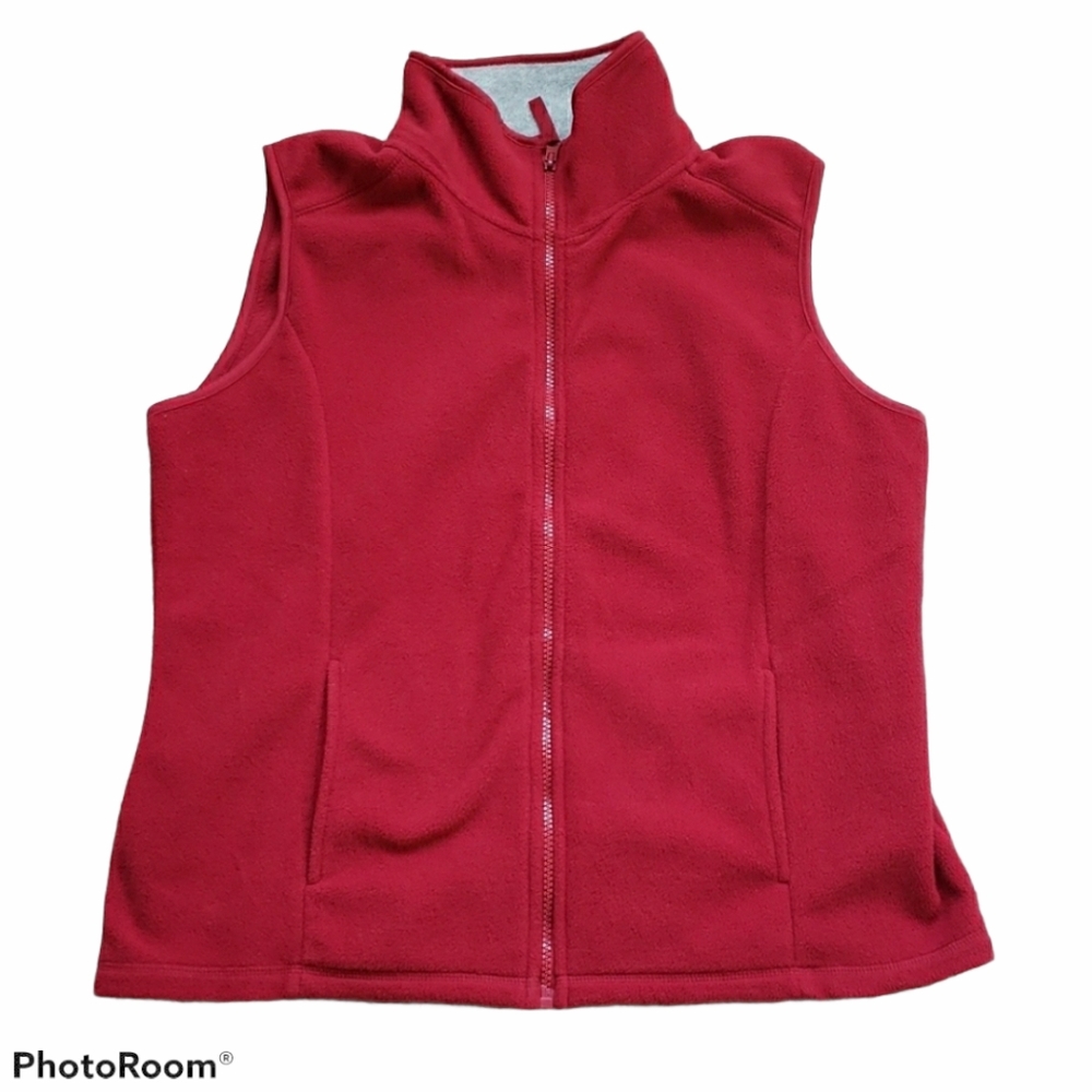 ST JOHN'S BAY ACTIVES | Women's Fleece Vest | Size